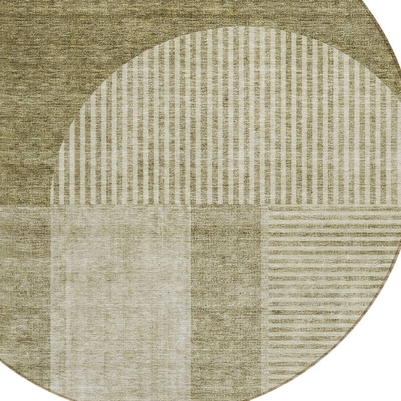 HomeRoots Geometric Transitional Rectangle Outdoor Rug