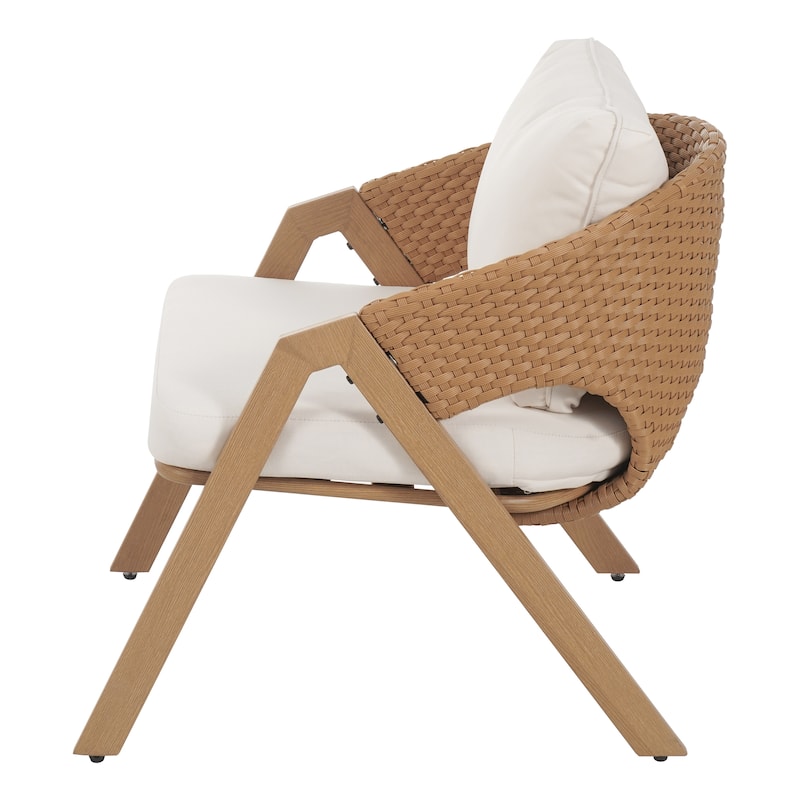 Christopher Knight Home - Eulalia Outdoor Wicker Rattan Chair (Set of 2)