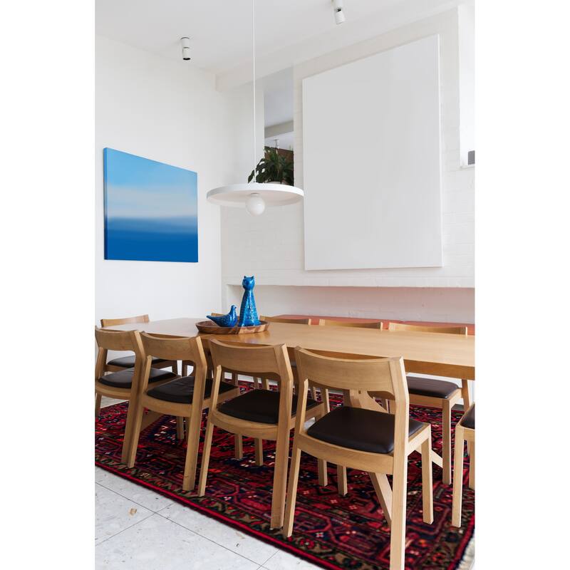 ECARPETGALLERY Hand-knotted Andelz Red Wool Rug - 4'5 x 6'7