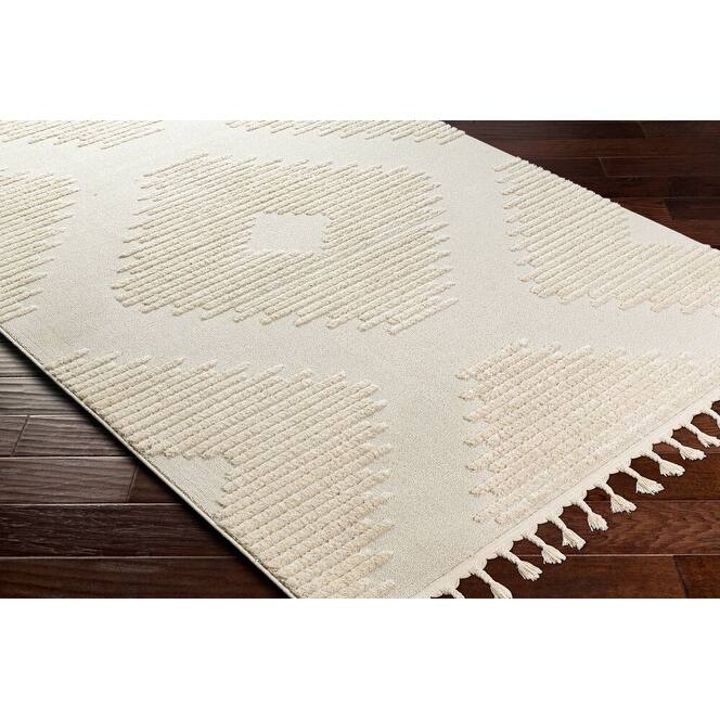 Livabliss Shabby Chic Nora Diamond Area Rug