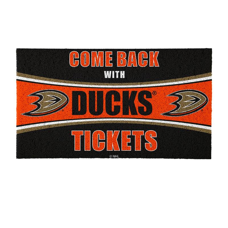 Washington Commanders 28 in. x 16 in. PVC "Come Back With Tickets" Trapper Door Mat