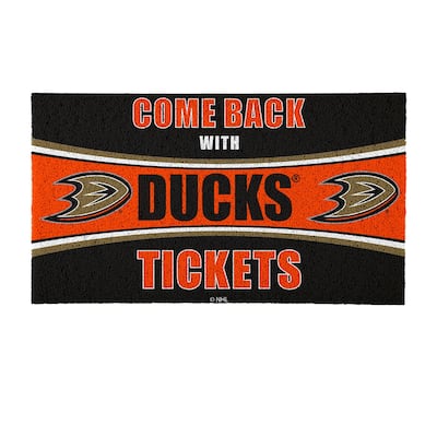 Washington Commanders 28 in. x 16 in. PVC "Come Back With Tickets" Trapper Door Mat