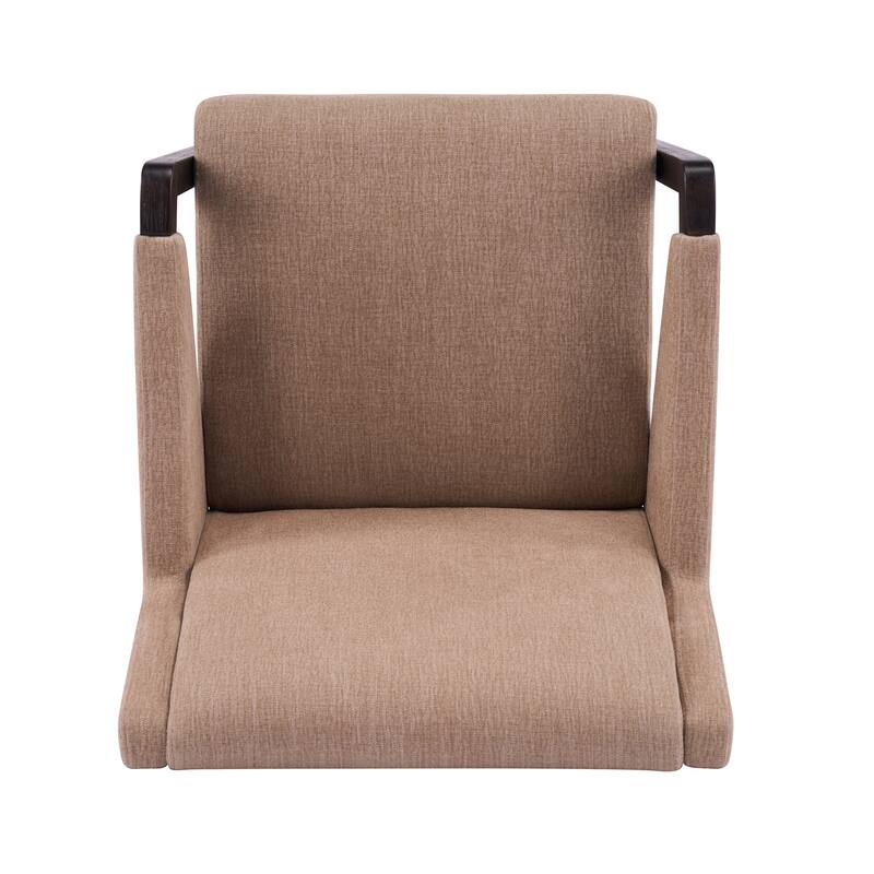 Christopher Knight Home - Set of 2 Mid-Century Modern Upholstered Dining Chair with Rubberwood Frame