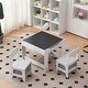 preview thumbnail 11 of 14, Wooden 3 Pcs Kids' Table & Chair Sets