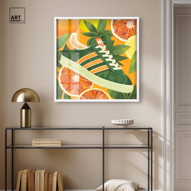 Citrus Sneaker Shadowbox by Art Remedy