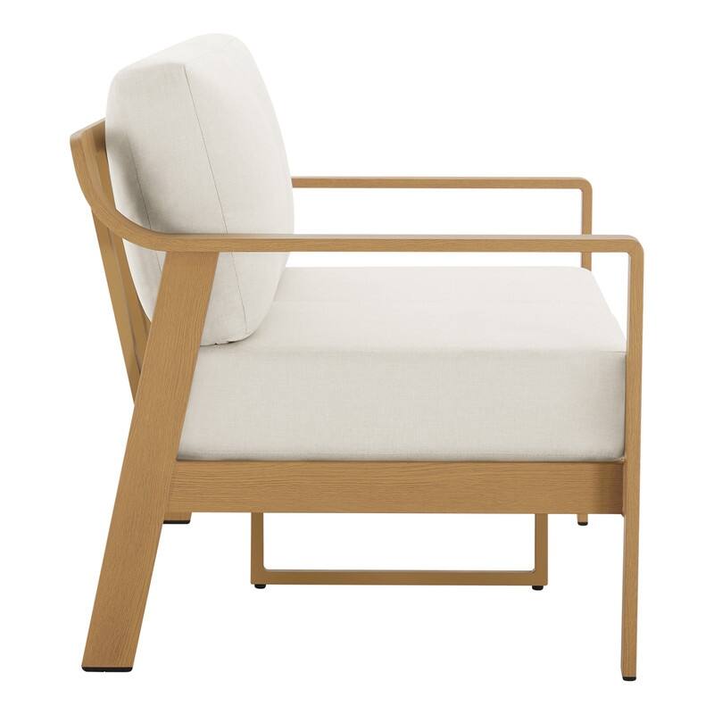 Spruce & Spring Outdoor Patio Furniture Set Aluminum Sofa Accent Chair