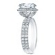 preview thumbnail 6 of 9, Auriya 2ctw Cushion-cut Halo Diamond Engagement Ring Set 14k Gold Certified