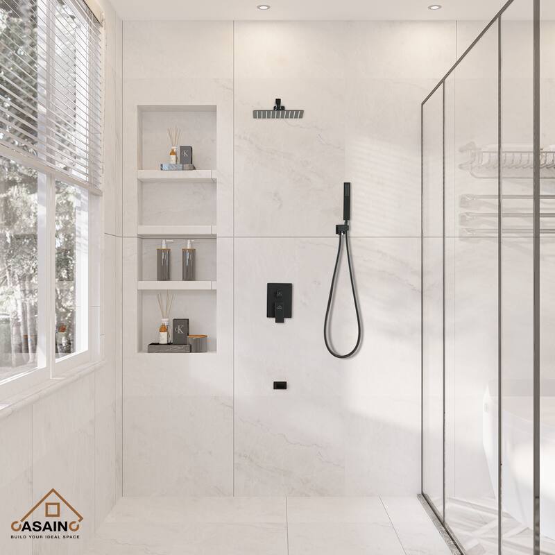 CASAINC 3-Function 10-In Wall Mounted Shower System