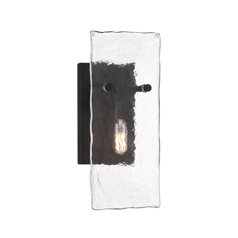Savoy House 9-8204-1 Genry 13" Tall Bathroom Sconce - Matte Black