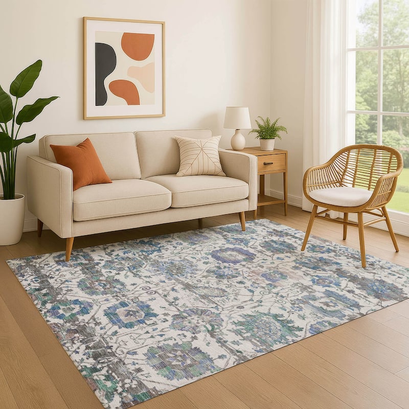 Premium Washable Super Soft Traditional Mayfield Rug - Ivory - 2'6" x 3'10"