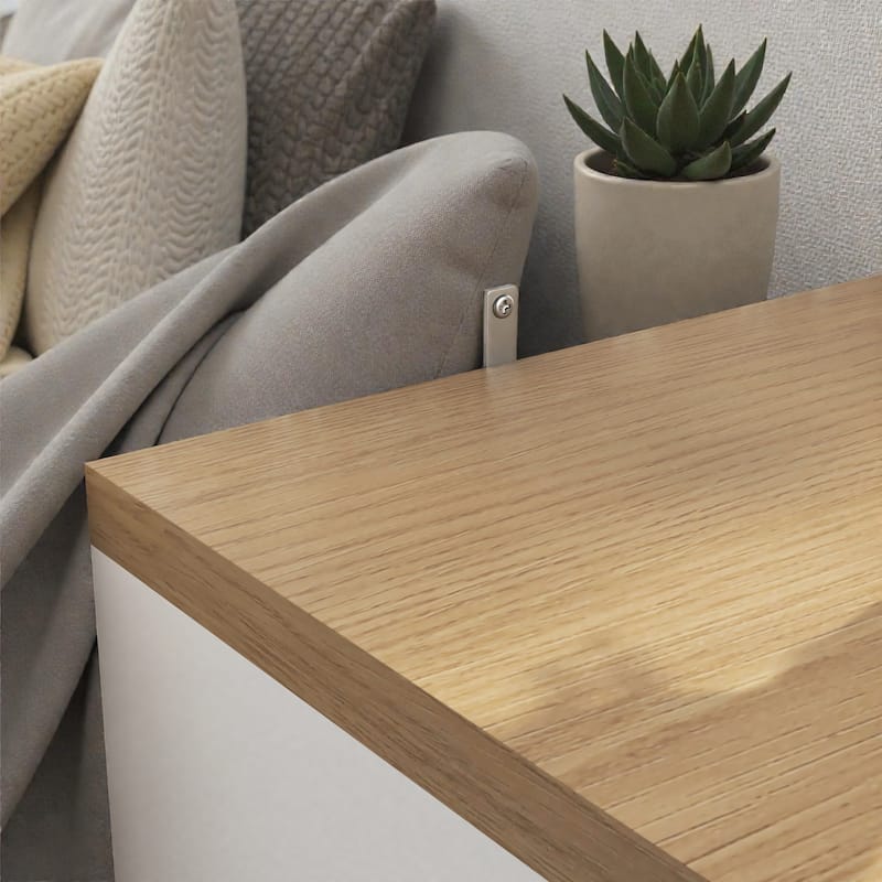 6 Drawer Dresser, Wide Chest of Drawers, Modern Wood Storage Cabinet Clothes Organizer for Bedroom and Entryway