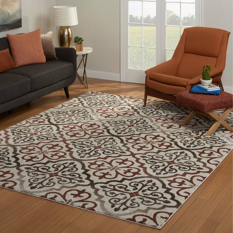 Gertmenian Maison Transitional Quality Polypropylene Plush Indoor Area Rug Collection