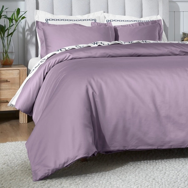 Superior Egyptian Cotton 650 Thread Count Solid Duvet Cover
