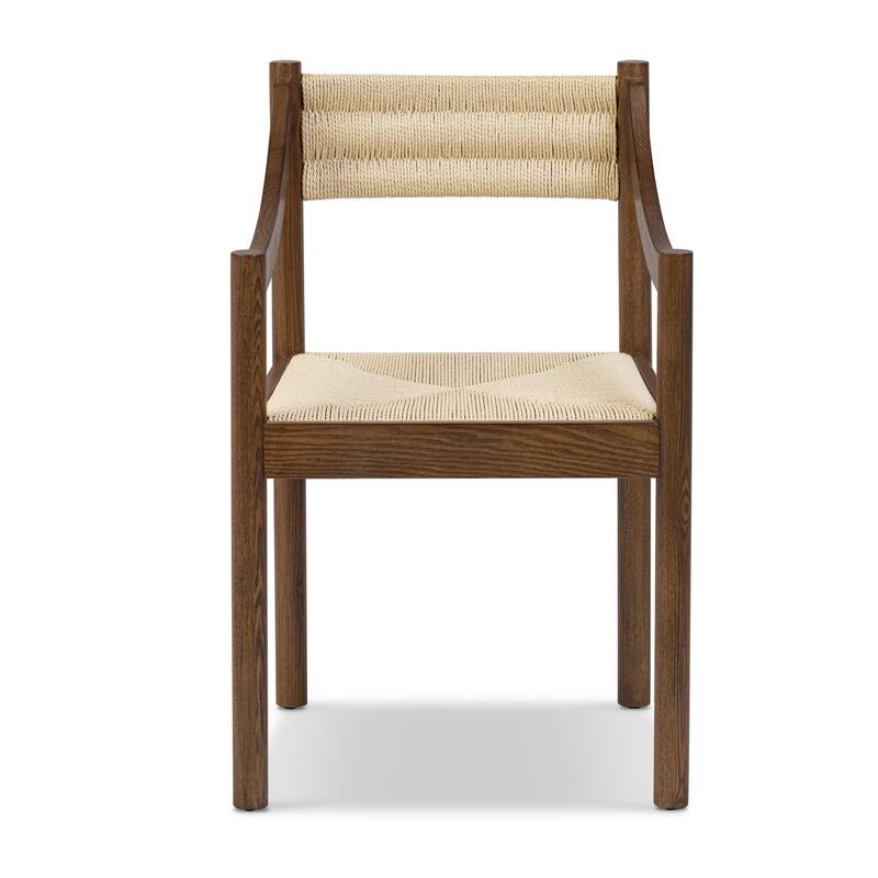 Poly & Bark Torge Wood Dining Chair in Walnut