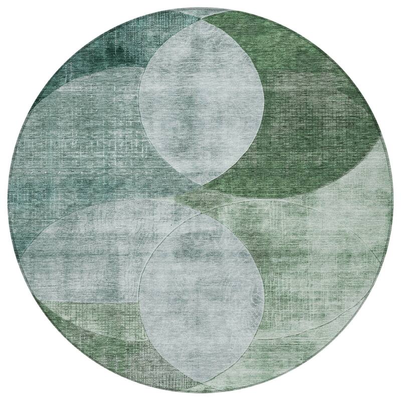 HomeRoots Geometric Transitional Rectangle Outdoor Rug