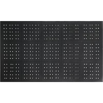 A1HC Anti Fatigue Versatile Rubber Floor Mat with Drain Holes Perfect as, Restaurant Mats, Kitchen Floormats, 36x60 Inches