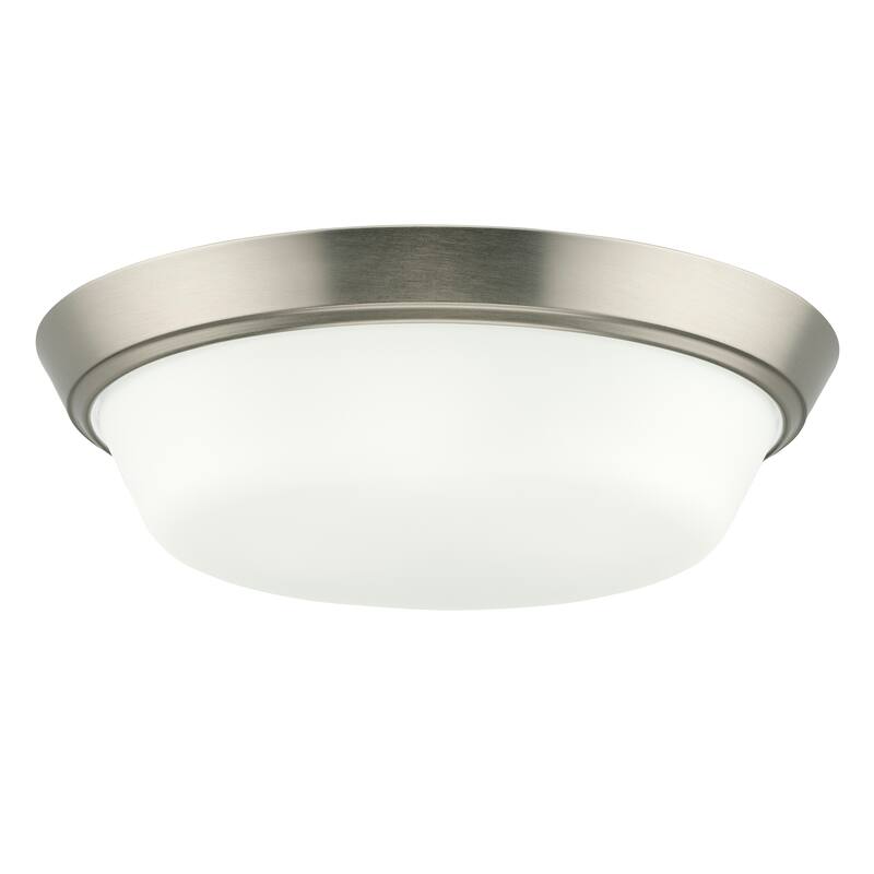 Edessa Flush Mount with Satin Etched Glass - 16
