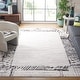 preview thumbnail 1 of 10, SAFAVIEH Skyler Heather Modern Abstract Border Rug