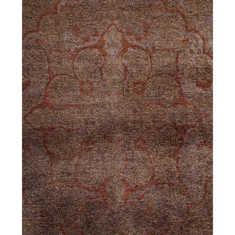 Overdyed One-of-a-Kind Hand-Knotted Area Rug - Brown - 4' 8" x 7' 1"