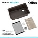 preview thumbnail 78 of 122, KRAUS Bellucci Workstation Undermount Granite Composite Kitchen Sink
