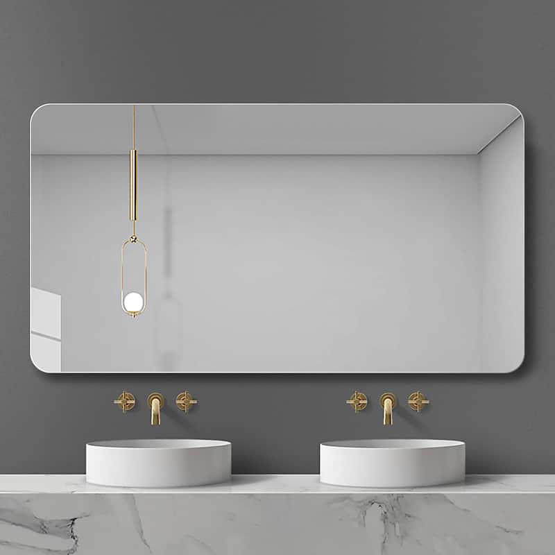 Bathroom Vanity Mirror, Wall-Mounted Mirror for Bathroom Anti-Fog Waterproof