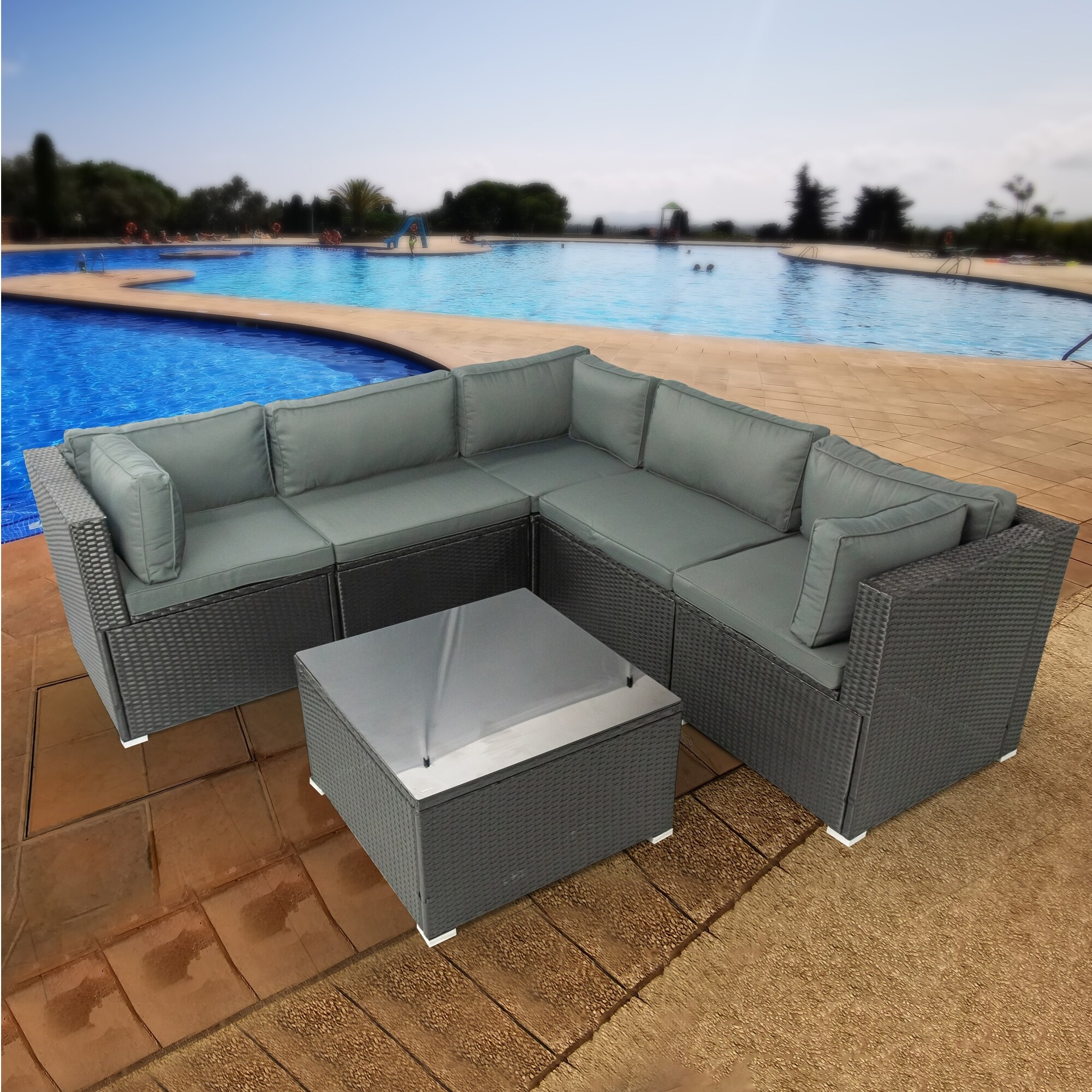 Premium rattan garden furniture best sale