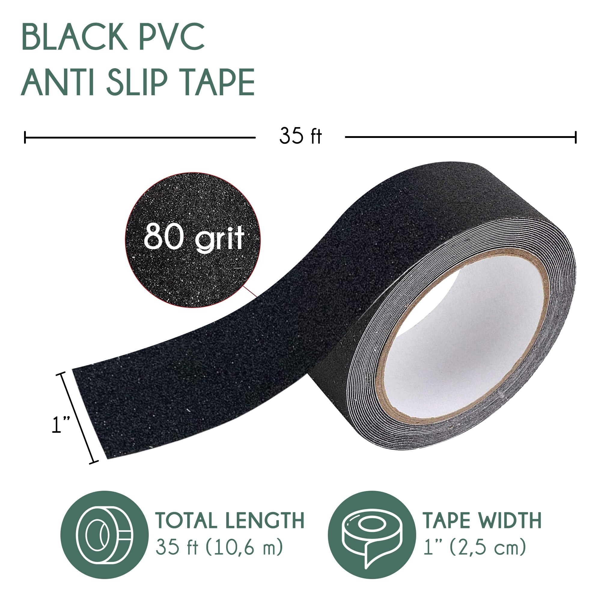 Non slip store tape