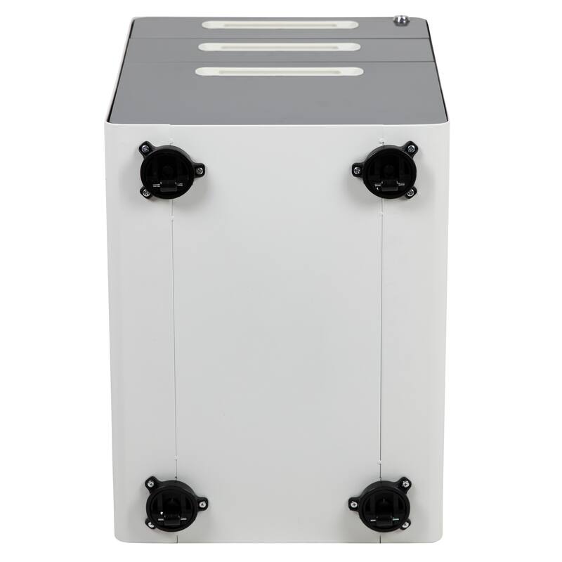 Ergonomic 3-Drawer Mobile Locking Filing Cabinet Storage Organizer