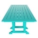 preview thumbnail 10 of 49, Laguna Hdpe All Weather Outdoor Patio 71" Rectangular Dining Table