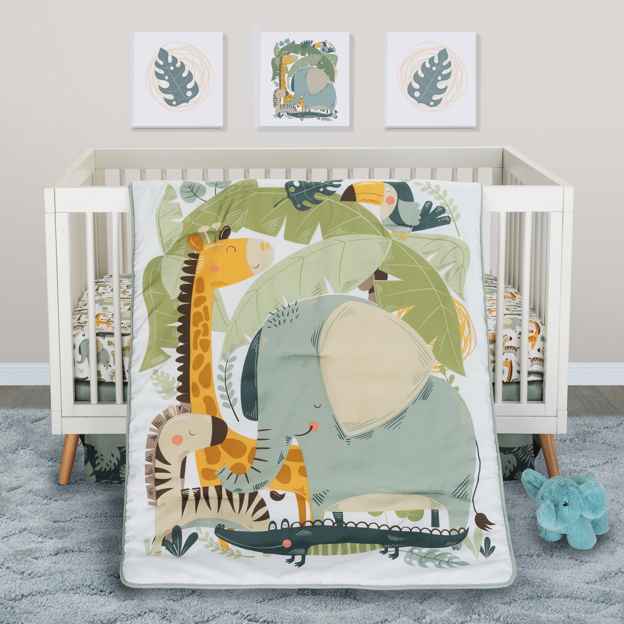 Multi Jungle Crib Bedding Sets Bed Bath Beyond