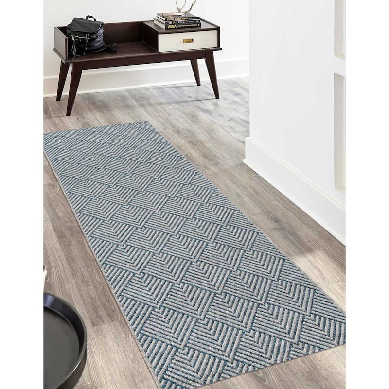 ECARPETGALLERY Machine Woven Laura Indoor/Outdoor Area Rug