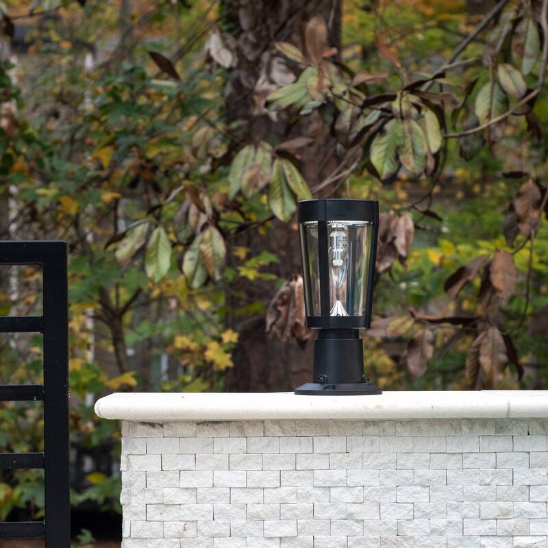 Amphora Bulb Solar Powered Light with Pier and 3inch Fitter Mount