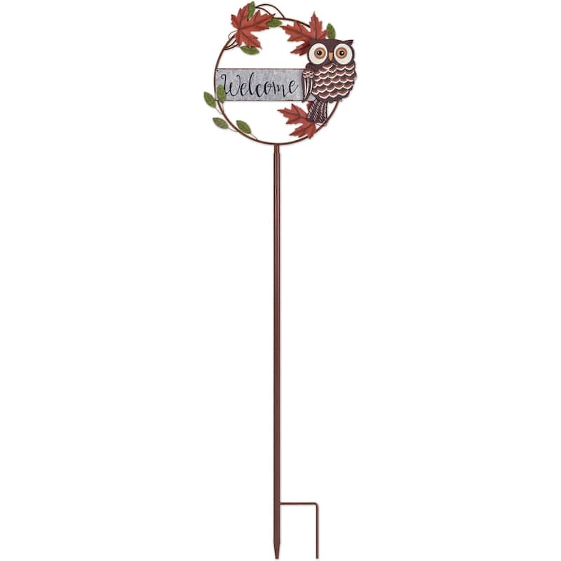 Owl Welcome Stake 42"