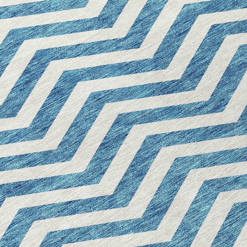 HomeRoots Chevron Transitional Rectangle Outdoor Rug