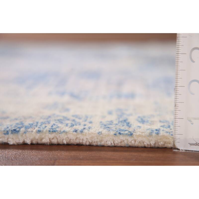 Abstract Modern Accent Rug Wool Carpet - 3'11"x 5'8"