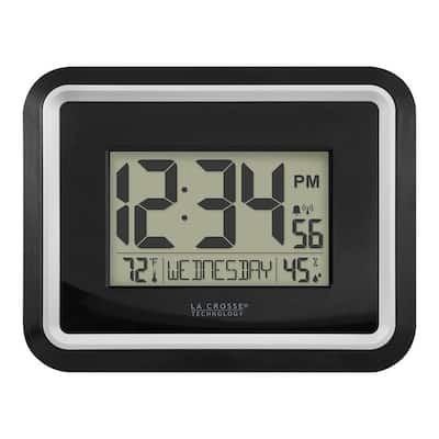 La Crosse BBB84022 Atomic Digital Clock with Temperature and Humidity