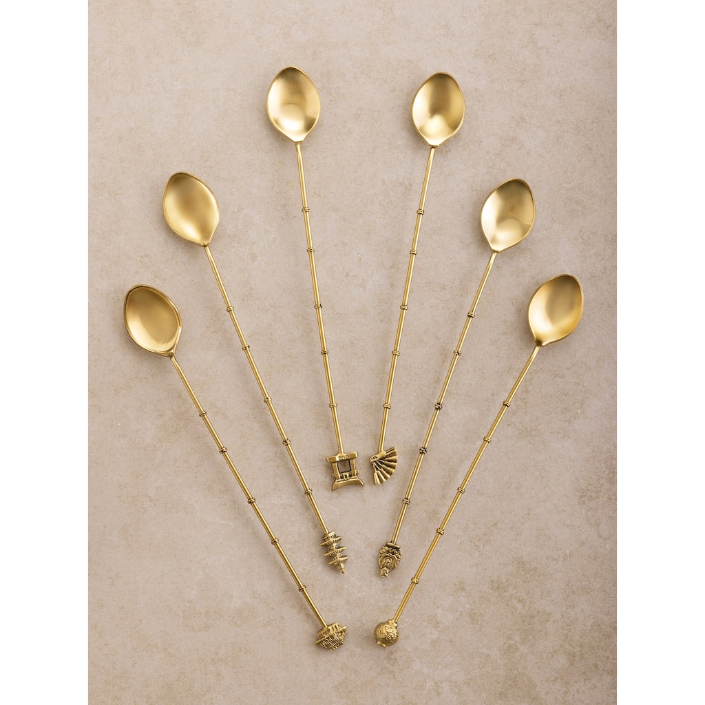 Magnolia Cocktail Stirrers - Set of 6