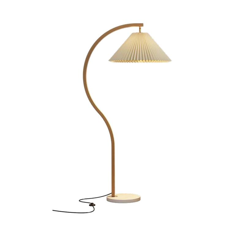 Modern 59.8" Arched Floor Lamp with Bulbs for Bedroom