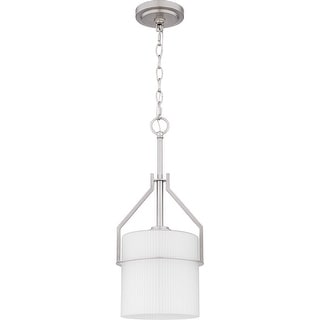 Seymour 1-Light Brushed Nickel Mini Pendant Light
