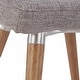 preview thumbnail 14 of 14, Abelone Contour Upholstered Dining Chairs (Set of 2) by iNSPIRE Q Modern