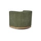 preview thumbnail 5 of 4, Signature Design by Ashley Jersonlow Forest Green Swivel Chair - 34" W x 31.25" D x 28.88" H