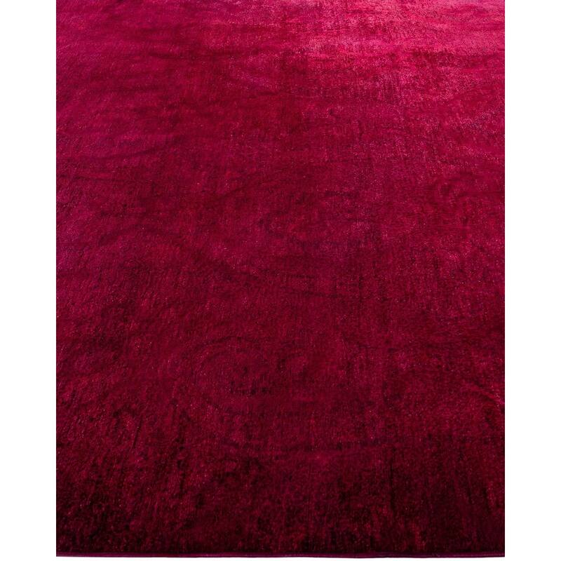 Vibrance One-of-a-Kind Hand-Knotted Area Rug - Red, 7' 7" x 9' 10" - 7' 7" x 9' 10"