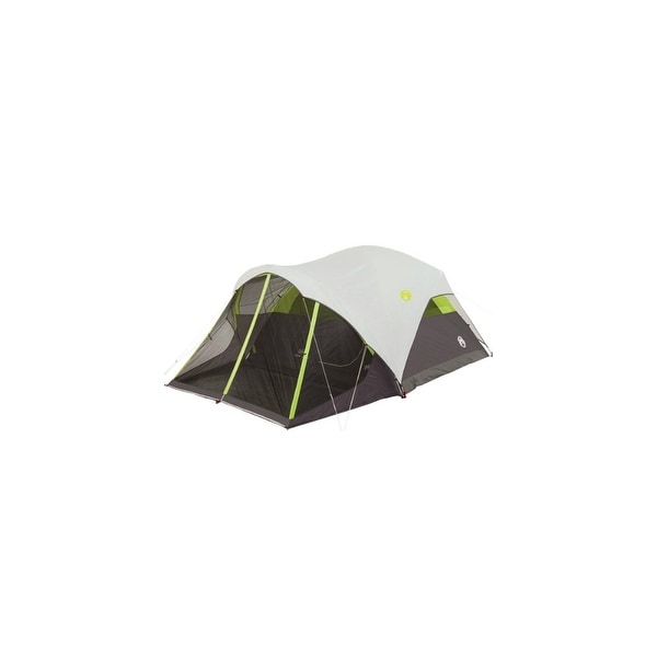 Coleman Steel Creek Screened 6 Person Tent Pitch Screened Dome Tent 6 Person