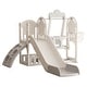 preview thumbnail 12 of 17, 5 in 1 Baby Kids Slide Outdoor Indoor Playground with Climbing and Swing, for Toddlers Age 1-4