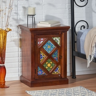 Pocatello Mango Wood Nightstand by Christopher Knight Home