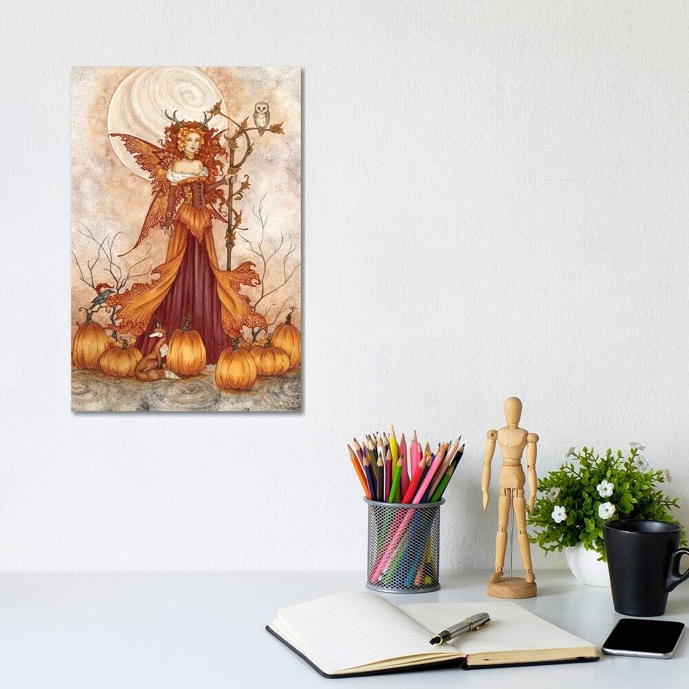 iCanvas "Pumpkin Queen" by Amy Brown Canvas Print