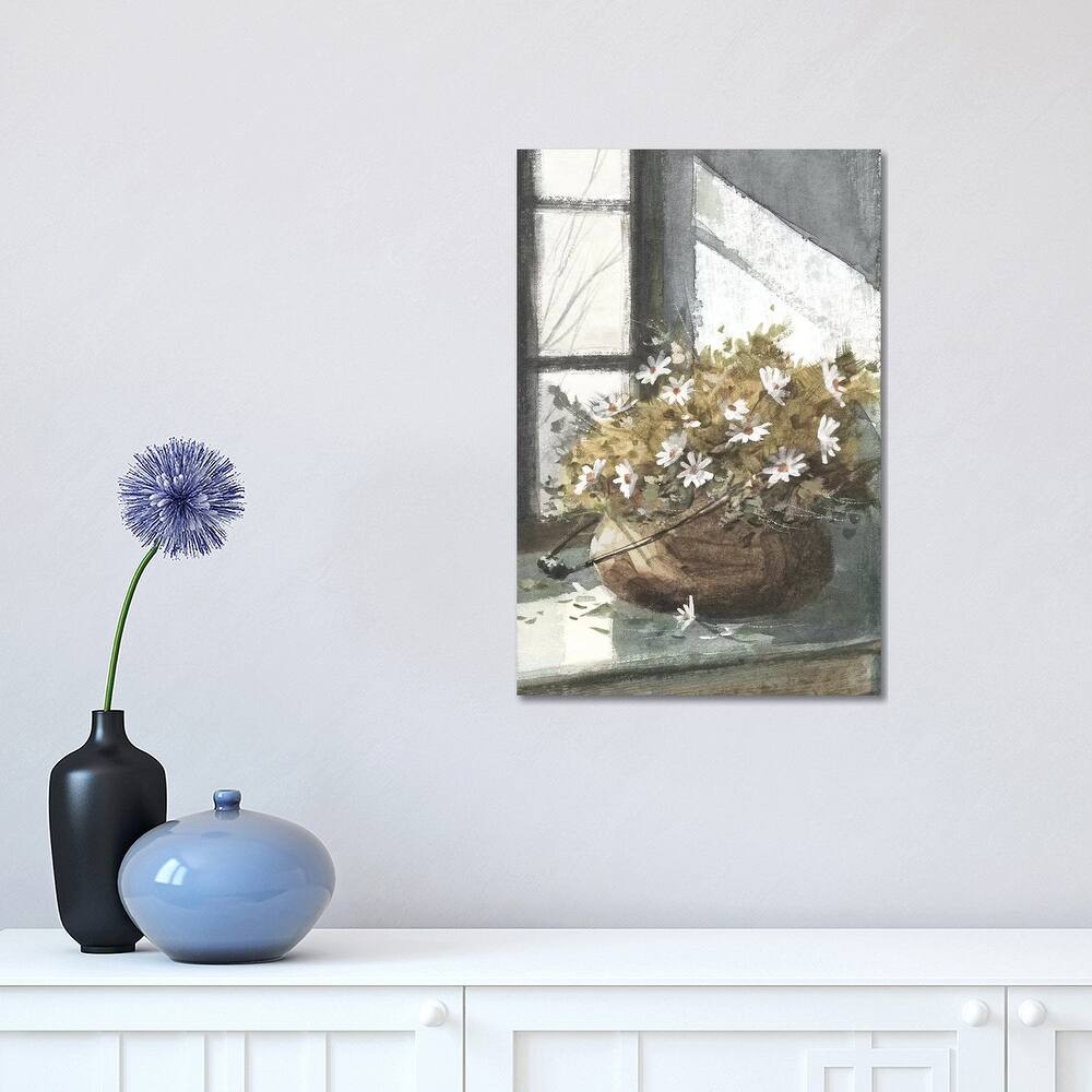 iCanvas "Daisies In The Window" by George Bjorkland Canvas Print
