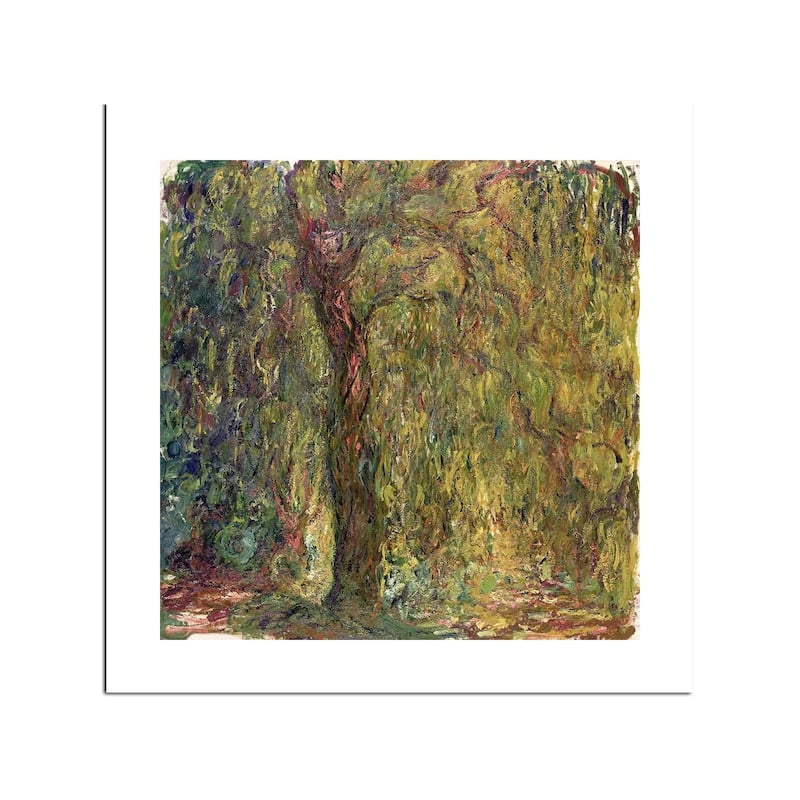 Weeping Willow, 1918-19 Fine Art by Claude Monet - Multi