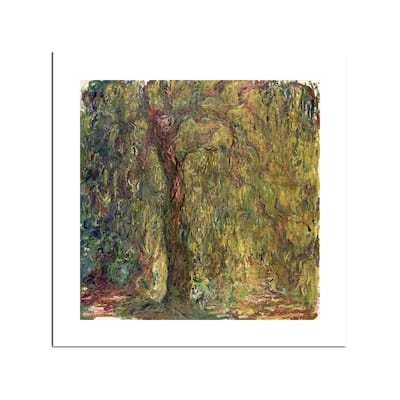 Weeping Willow, 1918-19 Fine Art by Claude Monet - Multi