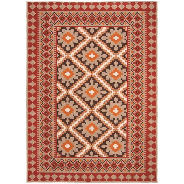 SAFAVIEH Veranda Eyvor Indoor/ Outdoor Waterproof Patio Backyard Rug